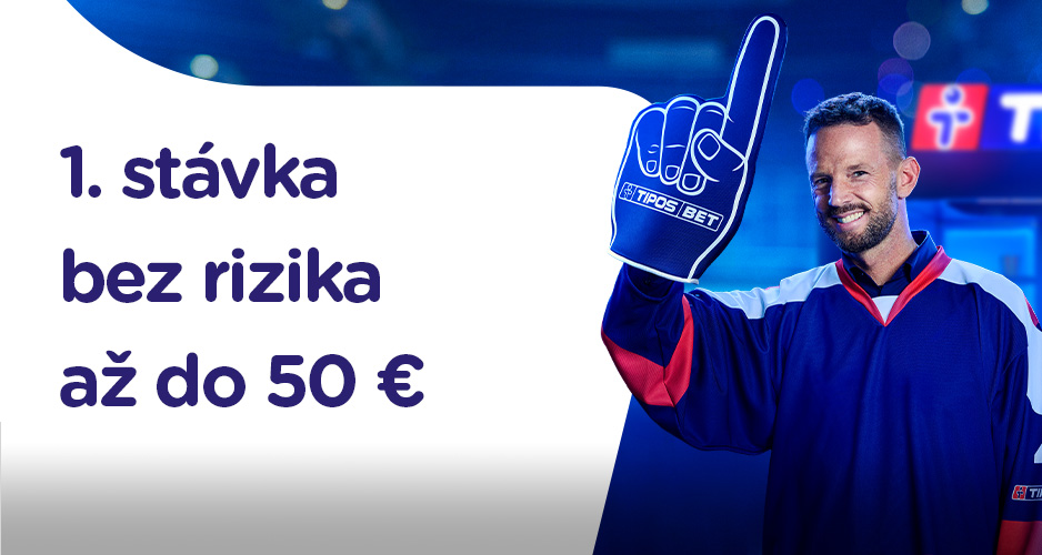 1. stávka bez rizika do 50 eur